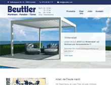 Tablet Screenshot of beuttler.com